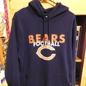 Bears Football Navy Performance Jacket